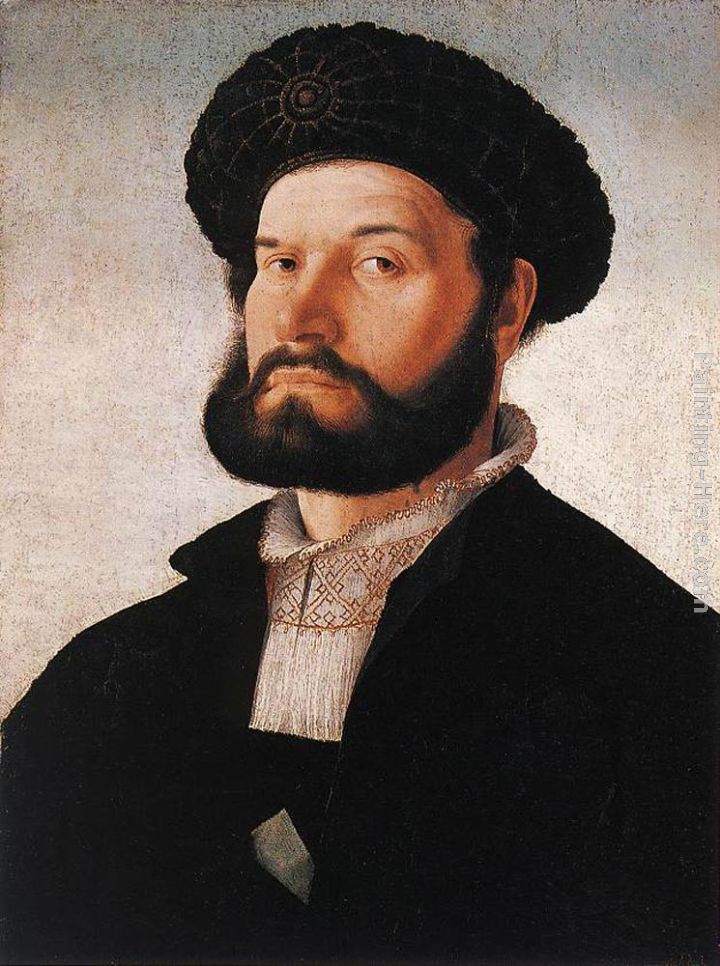 Portrait of a Venetian Man painting - Jan van Scorel Portrait of a Venetian Man art painting
